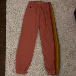 Aviator Nation 5 stripe sweatpants